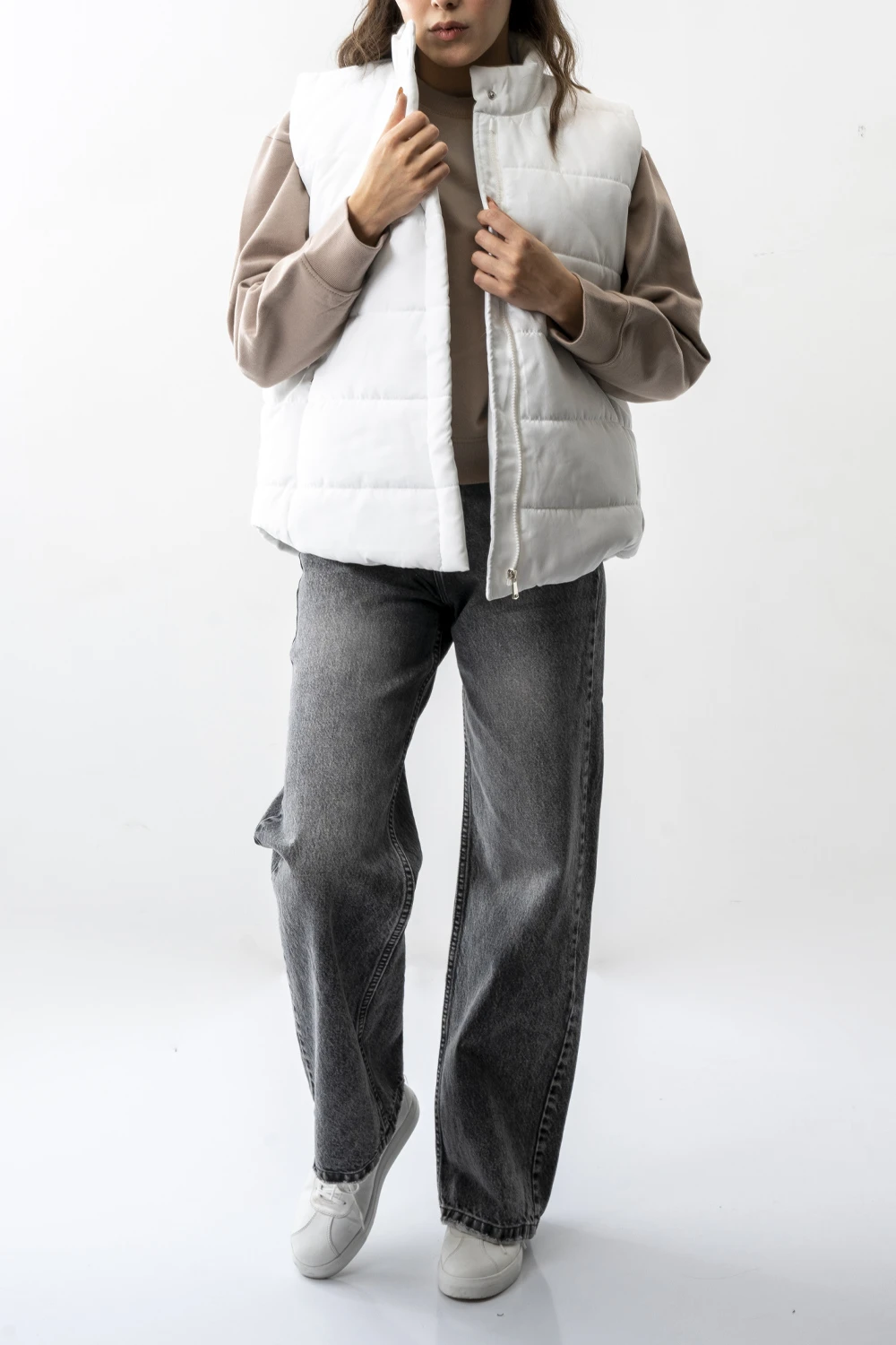 پافر بیسیک جیب دار زنانه